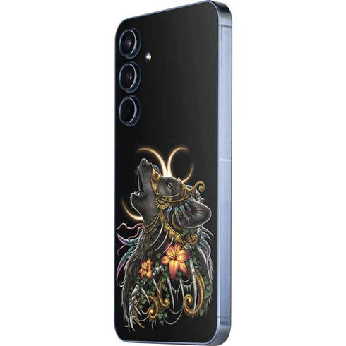 Wolf Howling by Sarah Richter Galaxy A36 5G Skin